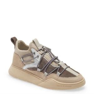 Voile Blanche Joshee Low Top Sneaker in Dove and Beige Sz 42